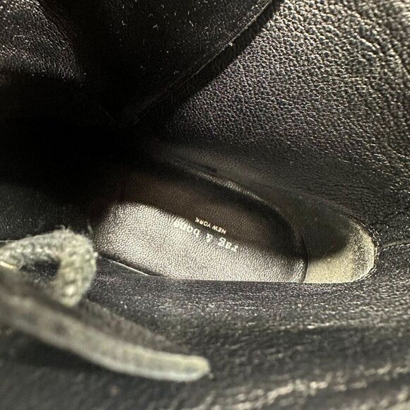 Rag & Bone Cannon Black Leather Combat Boots Womens Size 38.5 - Picture 16 of 16